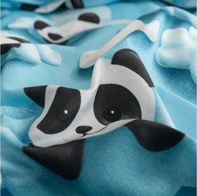 Obliečky z mikrovlákna SKY PANDA modré Rozmer obliečky: 70 x 80 cm | 140 x 200 cm