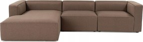 Rohová sedačka Morelotta (L) (hnedá)