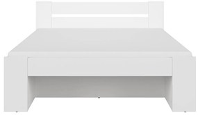 Manželská posteľ 160 cm BRW Nepo Plus 14 (biela) (bez roštu) . Vlastná spoľahlivá doprava až k Vám domov. 1098328