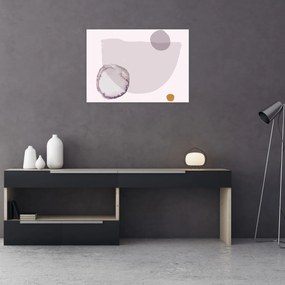 Obraz - Fialový minimalizmus N⁰2 (70x50 cm)