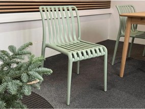 Plastová stolička TREGO, antracitová