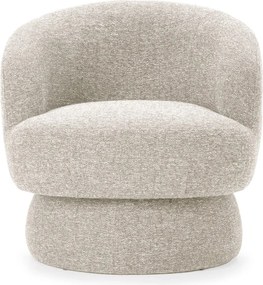Béžové otočné kreslo Dali – MOME