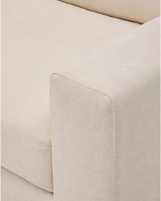 Béžová ženilková rohová pohovka (variabilný roh/do L) Alea – Kave Home