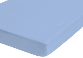 Biberna Napínacia plachta (ľadová modrá, 180 – 200 x 200 cm)  (100226989)