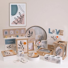 Dekoratívne úložné boxy s vekom v súprave 2 ks ø 20x8,5 cm – Casa Selección