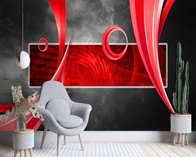 Gario Fototapeta Geometrická kompozícia na sivom pozadí Materiál: Vliesová, Rozmery: 100 x 70 cm