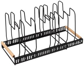 JJA Organizér, stojan na pokrievky, hrnce aj panvice, výsuvný, 8 pozícií