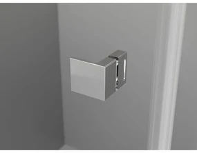 Mexen Lunar, výklopný sprchový kút ľavý 95 x 90 cm, 8mm číre sklo, chrómový profil, 834-095-090-01-00-L