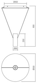 Redo 01-1971 - LED Stmievateľný luster na lanku ESSENCE LED/36W/230V 3000K biela