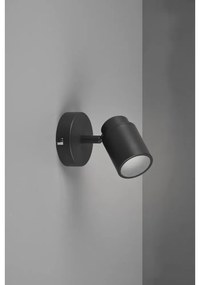 Matne čierne kovové bodové svietidlo 10x9 cm Angelo - Trio