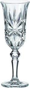 Crystal Bohemia poháre na sekt Lorey ribbon 150 ml 6 ks