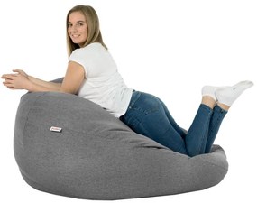 Sedací vak SAKO melanž čierny