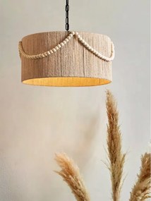 Toolight Toolight, stropné svietidlo 40cm, 1xE27, APP1741-1CP, prírodná hnedá, OSW-05123