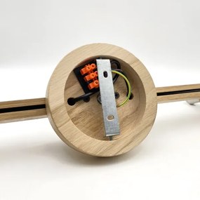 Brilagi - LED  Prisadený luster ANTHONY 3xE14/40W/230V dub/béžová