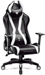 Otočné kreslo Normal Diablo X-Horn 2.0 čierna/biely