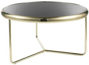 Konferenčný stolík Scarlet 74 cm čierny/zlatý