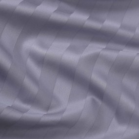 Goldea damaškový behúň na stôl - tmavo sivé prúžky so saténovým leskom 50x140 cm