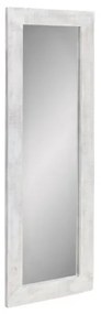 furniture-nabytek.cz - Masívne zrkadlo Mackay z mangového dreva, lakované, biele – 50×150 cm