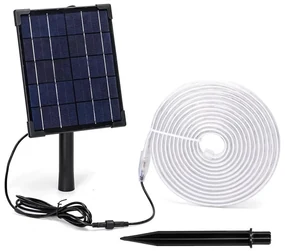Aigostar B.V. Aigostar - LED RGB Stmievateľný solárny pásik LED/5W/3,2V 5+2m IP65 + DO AI1745