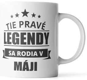 Sablio Hrnček Tie pravé legendy sa rodia v máji - 890 ml - XXL