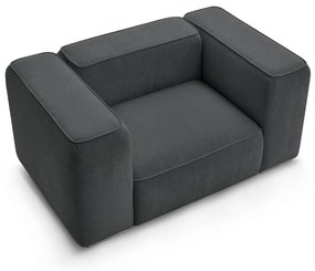 Tmavosivé kreslo Zephyr – Bobochic Paris