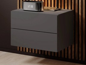 Nástenný nočný stolík Cabo, šedý grafit