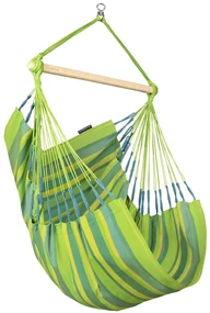 La Siesta Závesné kreslo Domingo, nosnosť: 130 kg, polyester, molitan, bambusové drevo