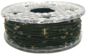 Vonkajšia vianočná mikro reťaz, teplá biela, 100m, 1000 LED, 8 programov