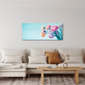 Obraz - Kvety vo váze (120x50 cm)