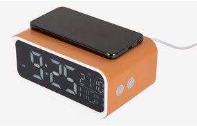 Budík s bezdrôtovou nabíjačkou Chunky LED – Karlsson