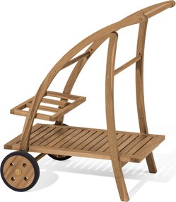 Barový vozík s odoberateľným podnosom