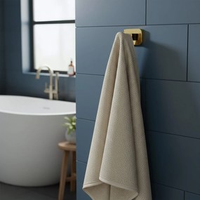 Rea Nico, kúpeľňový 1-háčik na uterák, zlatá lesklá, REA-88037