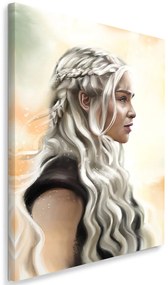 Gario Obraz na plátne Hra o tróny, portrét Daenerys Targaryen - Dmitry Belov Rozmery: 80 x 120 cm