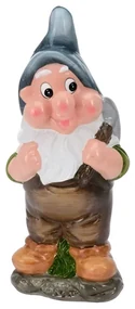 Záhradný trpaslik Klasik so sivou čiapkou 30 cm