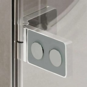 Mereo Novea, 1-krídlové sprchové dvere 100x200 cm, 6mm číre sklo, chróm ALU, ľavé prevedenie, MER-CK10311ZL