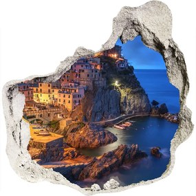 Díra 3D ve zdi nálepka Manarola taliansko nd-p-90515464