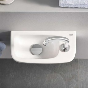 GROHE Euro Ceramic závesné umývadielko s otvorom vpravo, bez prepadu, 370 x 180 mm, alpská biela, 39327000