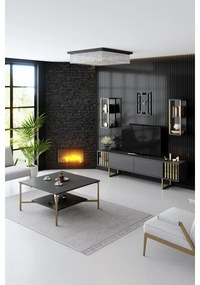Konferenčný stolík Gold Line Anthracite