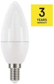 EMOS LED žiarovka Classic Candle, E14, 8W, teplá biela