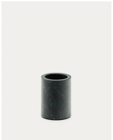 Tmavozelený mramorový téglik na zubné kefky Elenei – Kave Home