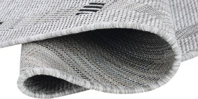 TA Koberec KE63A ŠEDÁ MELISSA MAA Rozmer: 100x100 cm