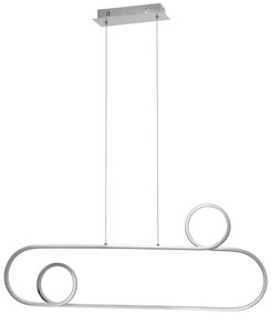 Toolight - LED závesné svietidlo APP810-CP CHROM, strieborná, OSW-09663