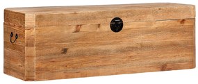 Debnička TRUNK I, 130x648x45 cm, drevo, kovanie