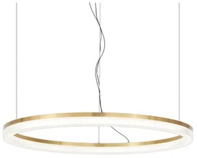 Ideal Lux - LED Luster na lanku CROWN LED/42W/230V 3000K pr. 80 cm CRI 90 mosadz