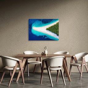 Sklenený obraz - Ostrav Hvar, Chorvátsko (70x50 cm)