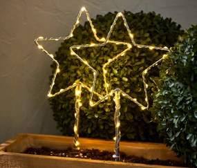 Zapichovacie LED dekorácie do záhrady, 2 ks, malé