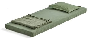 Set posteľnej bielizne a matraca ENKEL, polyesterové vlákno, zelená