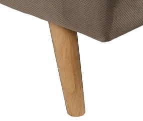 Béžová ženilková rozkladacia pohovka 175 cm – Ixia