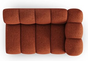 Modul pohovky v tehlovej farbe (pravý roh) Lupine – Micadoni Home