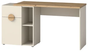PC stolík Medoro ME8 (kašmír + dub artisan). Akcia -20%. Vlastná spoľahlivá doprava až k Vám domov. 1062556